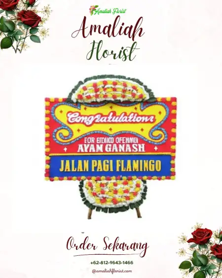 Sewa Papan Bunga Panjang Baru